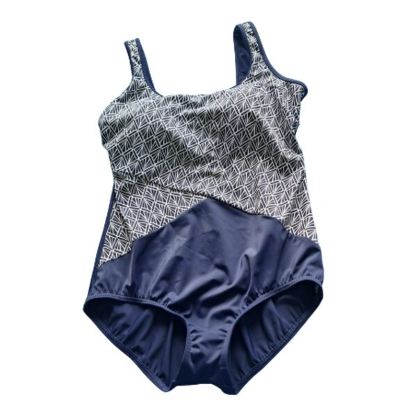 Lands' End Other - Lands End Geometic One Piece Swimsuit 14P